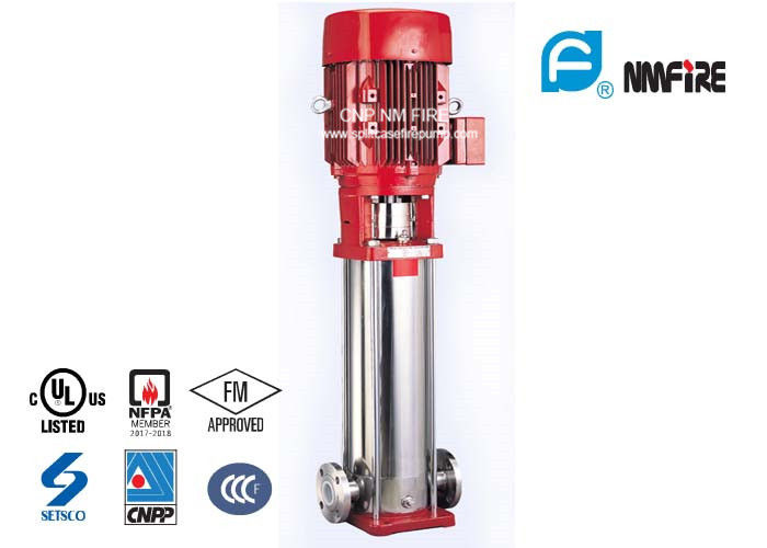 Electric Submersible Jockey Pump , Multistage Fire Pump Stainless Steel