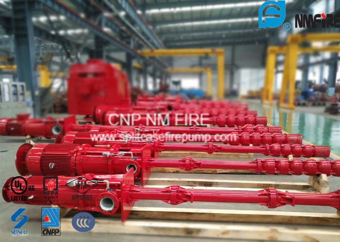 Centrifugal Electric Motor Driven Fire Pump Sets With Vertial Turbine Pumps For Water Use