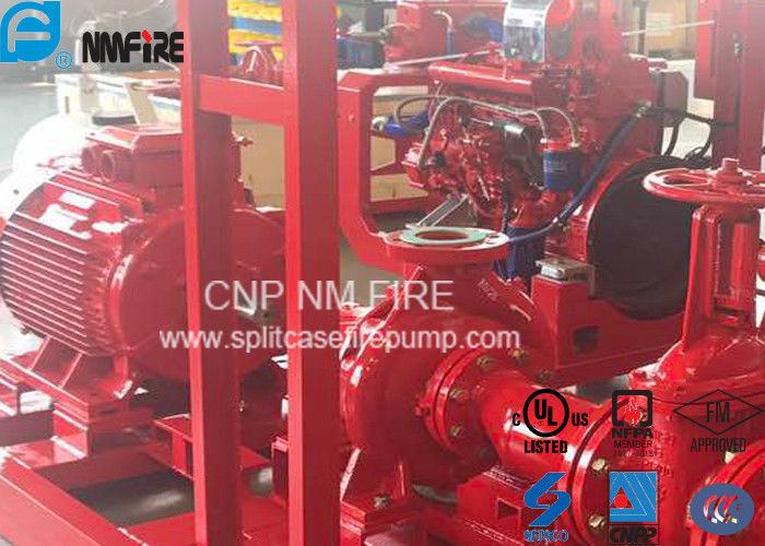 Ul Fm Approved Electric Motor Driven Fire Pump With Split Case Fire Pump 500usgpm 10 Bar
