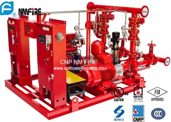 High Performance Centrifugal Fire Pump System 115PSI With 24.6kw MAX