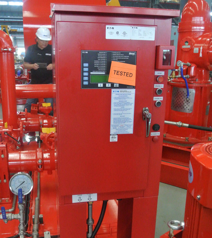 High Precision Diesel Fire Pump Control Panel For Fire Fighting UL / FM