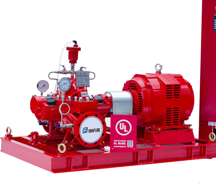 UL Listed 500GPM 150PSI Electric Motor Driven With Horizontal Split case Fire Pump Sets with
