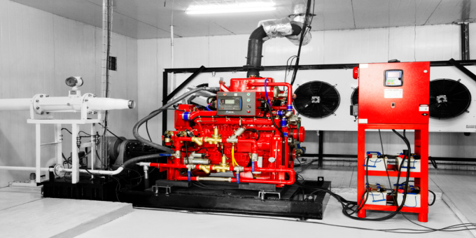 Diesel Engine End Suction Fire Pump Set Fire Fighting 5 00GPM138PSI UL FM NFPA 20