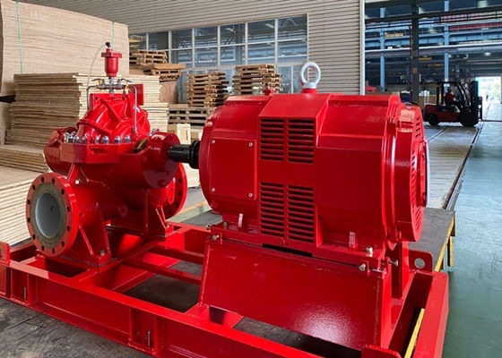 UL FM Approved Horizontal Split Case Fire Pump 500 GPM / 312 Feet Head ...