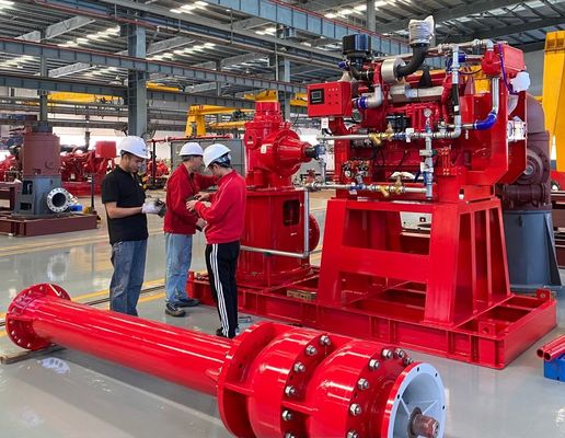 UL Listed 2000 GPM Vertical Turbine Fire Fighting Water Pump with ...