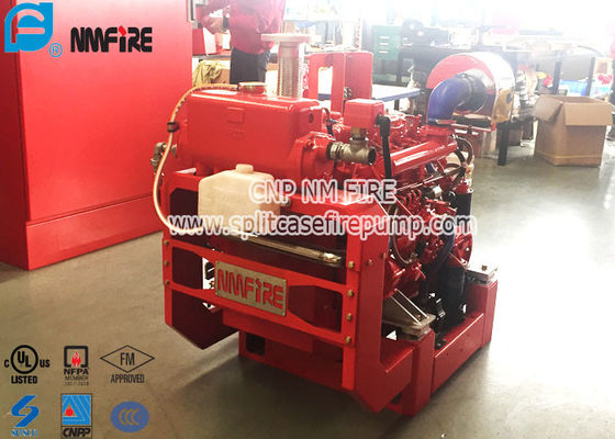 UL FM NFPA20 End Suction Pump , Diesel Engine NMFire Fire Pump Fire ...