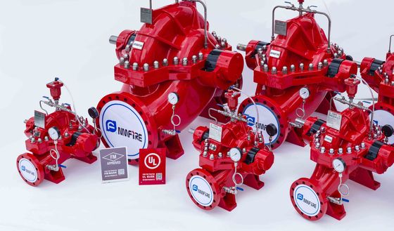 UL FM Approved Horizontal Split Case Fire Pump 500 GPM / 312 Feet Head ...