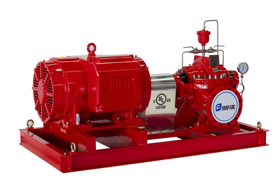 UL FM Approved Horizontal Split Case Fire Pump 500 GPM / 312 Feet Head ...