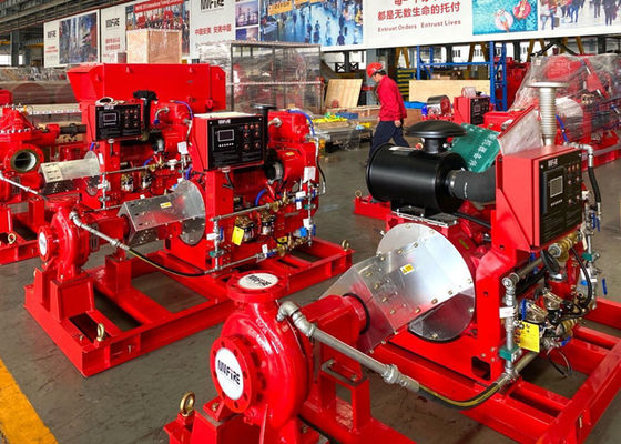 FM Approved Ul Listed Fire Pumps , Electric Motor Driven Fire Pump ...