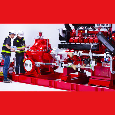 UL FM Approved Horizontal Split Case Fire Pump 500 GPM / 312 Feet Head ...