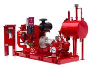 Multistage 1000GPM @ 130PSI Diesel Engine Drive Fire Pump With Horizontal Split case Fire Pump NFPA20/UL/FM Listed