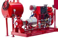 Ul / Fm End Suction Split Case Fire Pump , Diesel Engine Fire Pump 750 Gpm Capacity