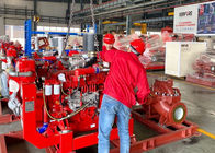 Water Cooled 227KW 305HP Fire Pump Diesel Engine 2100RPM