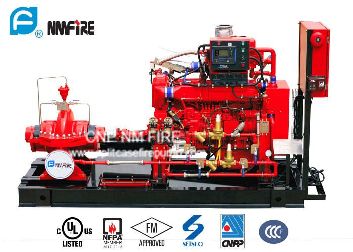 750GPM @ 140PSI UL/FM Listed Diesel Engine Drive Fire Pump With ...