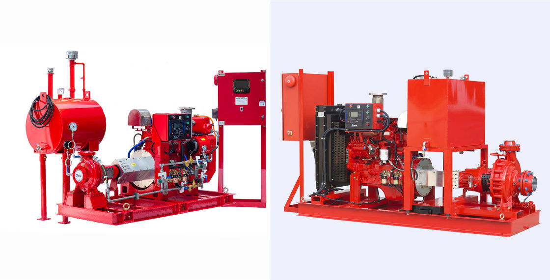 Diesel Engine End Suction Fire Pump With Eaton Cotroller UL FM EN12845 ...
