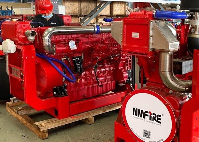 Diesel Fire Pump Engine Water Cooling With 19003000 rpm Speed at 305
