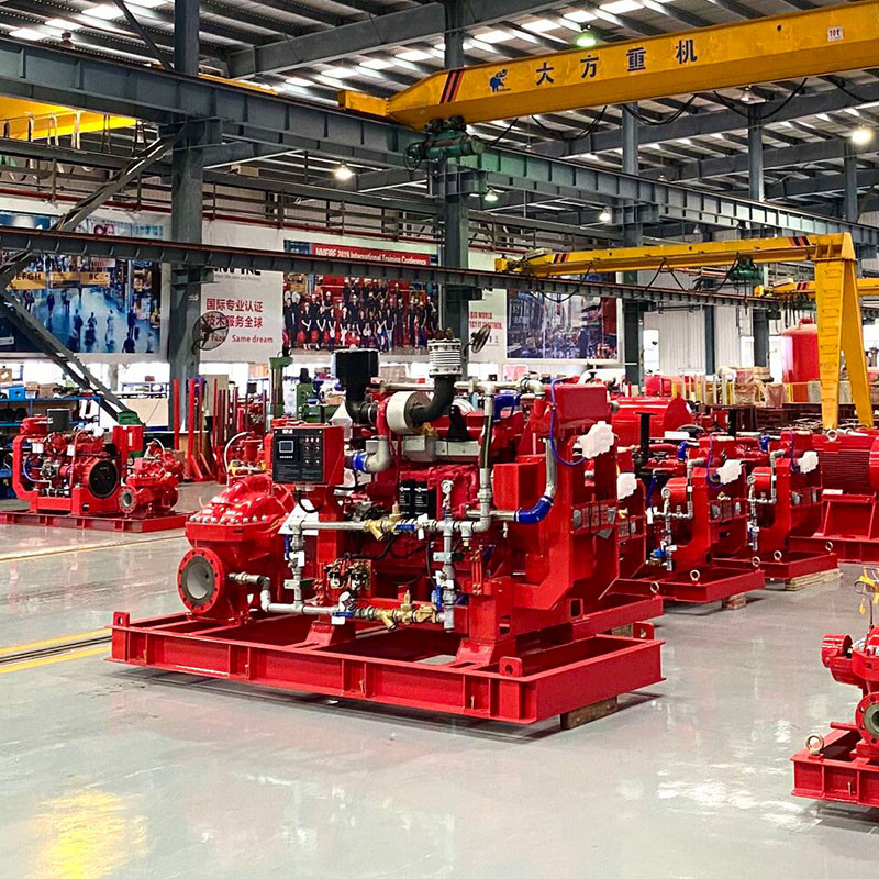 Split Case Electric Motor Driven Fire Pump With Techtop Motor 2000GPM