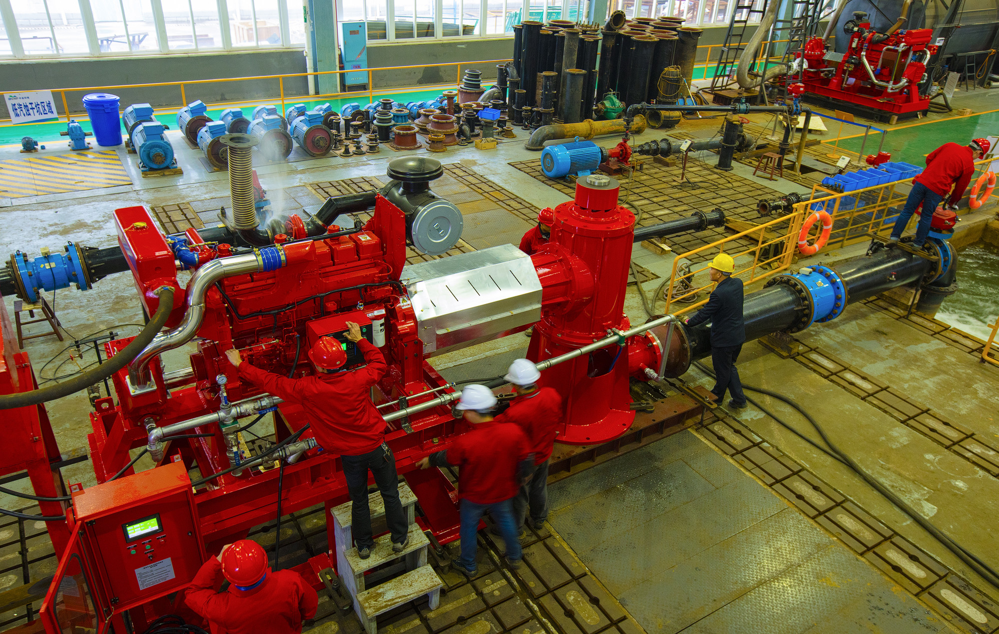 UL Listed 2000 GPM Vertical Turbine Fire Fighting Water Pump with