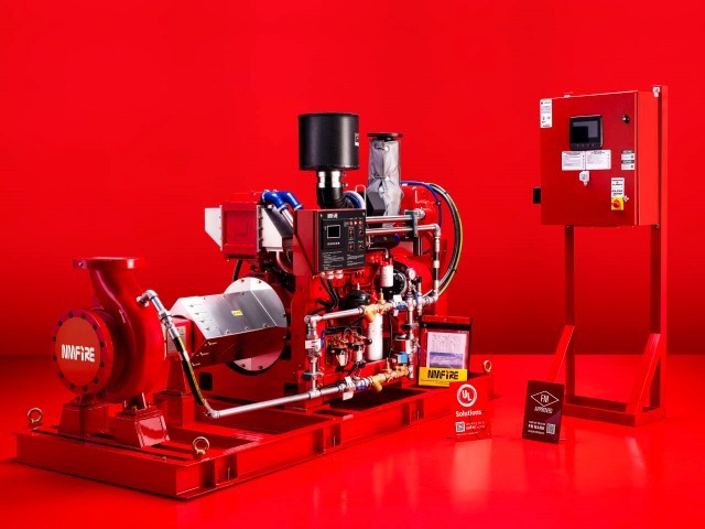 38KW UL Listed Diesel Engine Driven Fire Water Pumps End Suction Pump