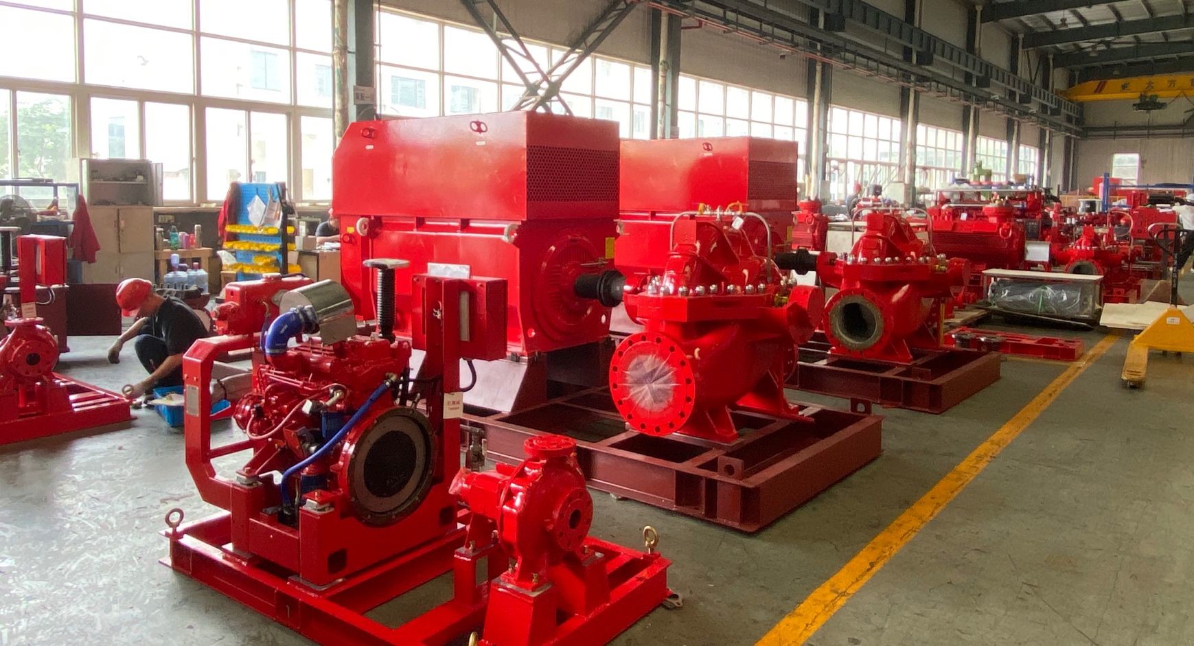 5000GPM Horizontal Split Case UL FM Fire Pumps For Oil And Gas Industry