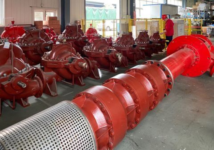 UL Listed Vertical Turbine Fire Pump For Pipelines Bureaus 2000 Gpm ...