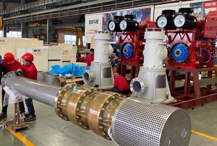 UL Listed Vertical Turbine Pump 3000 GPM @ 182 PSI Fire Fighting Pump ...