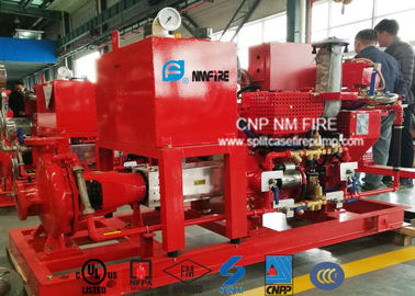 500GPM / 200PSI Diesel Engine Driven Fire Pump With Air / Water Cooling