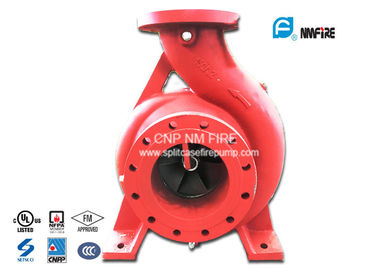 Single Impeller Centrifugal UL FM Approved Fire Pumps Ductile Cast Iron Materials