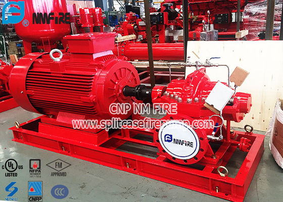 NFPA20 Standard Electric Motor Driven Fire Pump Set , Ul Fm Pump For ...