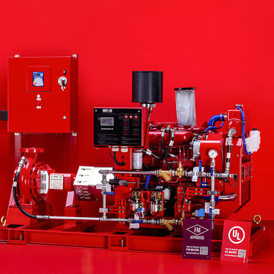 Diesel Engine Driven end suction fire pump Fire Water Pump  centrifugal pump
