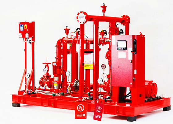 NMFIRE 750 GPM Skid Mouted Fire Pump Package End Suction EDJ Fire Pump System
