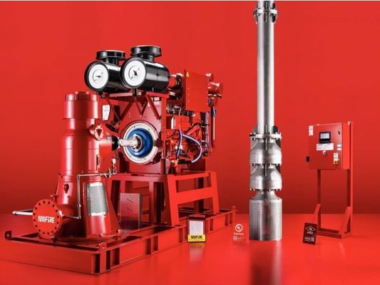 Centrifugal Motor Drive Vertical Turbine Fire Pump for Fire Fighting Application
