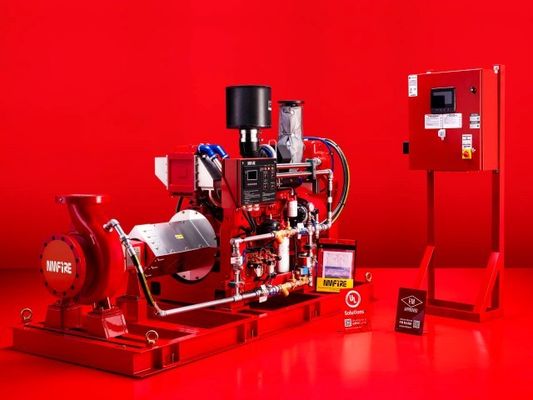 38KW UL Listed Diesel Engine Driven Fire Water Pumps End Suction Pump