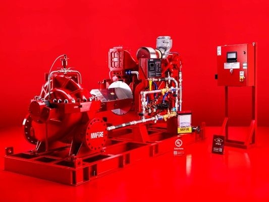 UL FM Diesel Engine Fire Pump Set Horizontal Split Case Fire Fighting Pumps