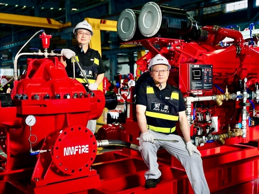 Fire Pump Set Diesel Engine Fire Pump Driver with 130-1005 Gallons Fuel Tank Capacity and 1500 GPM Flow Rate