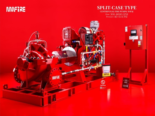 NFPA 20 Standard Fire Pump Set for Fire Safety and Fresh Water/Sea Water Performance 3000GPM