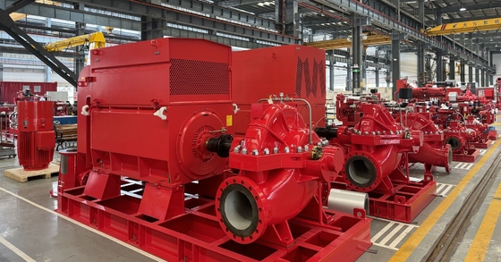 Automatic Control System UL/FM  FIRE PUMP Fuel Tank Long-Lasting Performance SPlit Case Fire Pump 6000 GPM