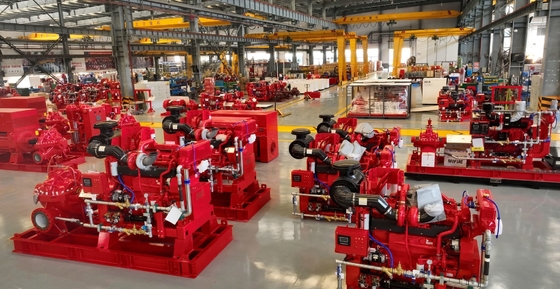 UL Fuel Tank Split Case Fire Pump With High Pressure Rated Pressure Up To 109-179psi And High Flow Rated Flow 7500 GPM SCF400-350-640