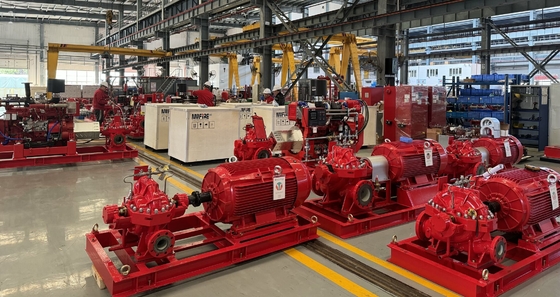 Electric Motor Powered Split Case Fire Pump for Effective Fire Suppression SCF250-200-600 3500 GPM
