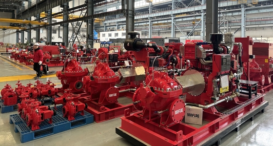Split Case Fire Pump Up To 249psi For Commercial Buildings In Need Of Fire Protection 3000 GPM