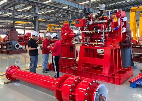 UL/FM 300GPM 1480/1760RPM 2-12 Stage Vertical Turbine Fire Pump | NFPA20 Certified