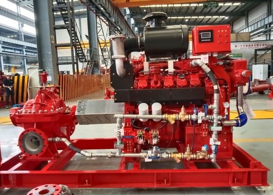 2500 GPM @ 10 Bar UL/FM Diesel Engine Driven Split Case Fire Pump | NFPA20