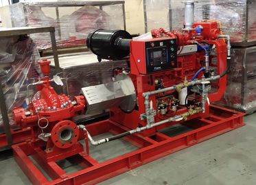 Split Case Electric Motor Driven Fire Pump With Techtop Motor 2000 GPM 171 PSI