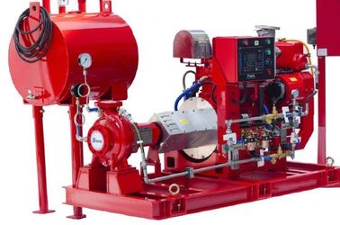 Ul   End Suction Split Case Fire Pump , Diesel Engine Fire Pump 750 Gpm Capacity