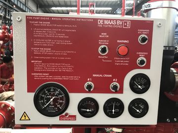 Holland Original DeMaas Fire Pump Diesel Engine 52KW With Low Speed , UL Listed