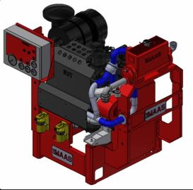 55 KW Fire Pump Engine Diesel Fuel With Compact Structure , UL / FM Aprroved