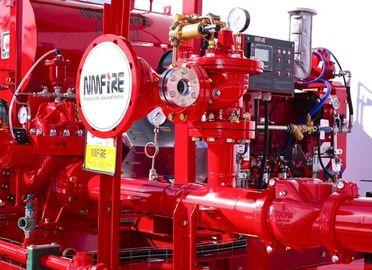 UL Listed  Fire Diesel Engine 86 KW Water Cold Cooling For Firefighting Use