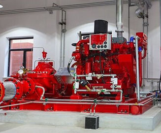 Horizontal Split Case Fire Pump Set Driven by De Maas  Fire Diesel Engine FM Approved