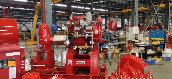 Diesel Engine Driven 500GPM Vertical Turbine Fire Pump