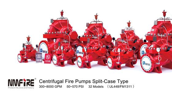1500GPM Electric Motor Split Case UL FM Centrifugal Fire Pump